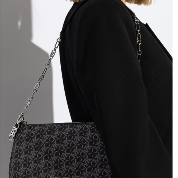 Michael Kors Empire Medium Chain Shoulder Bag - Picture 5 of 9